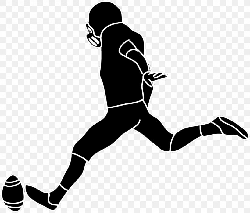 American Football Football Player NFL Placekicker Clip Art, PNG, 1000x852px, American Football, American Football Player, Arm, Black, Black And White Download Free