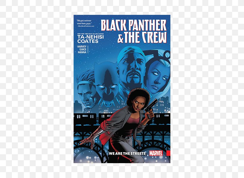 Black Panther And The Crew: We Are The Streets Storm Misty Knight Luke Cage, PNG, 600x600px, Black Panther, Advertising, Comic Book, Comics, Crew Download Free