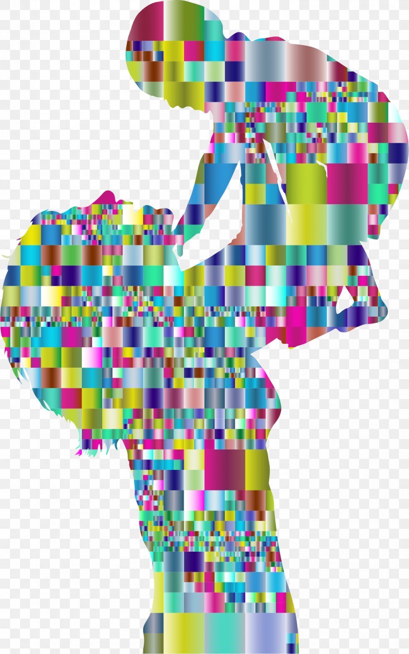 Child Mosaic Silhouette Clip Art, PNG, 1404x2245px, Child, Color, Family, Father, Infant Download Free