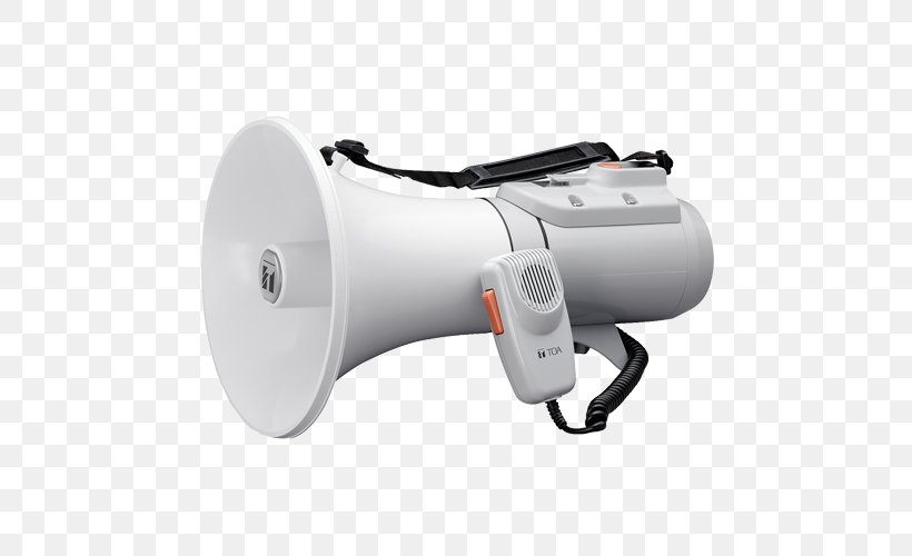 Megaphone Microphone TOA Corp. Sound Loudspeaker, PNG, 500x500px, Watercolor, Cartoon, Flower, Frame, Heart Download Free