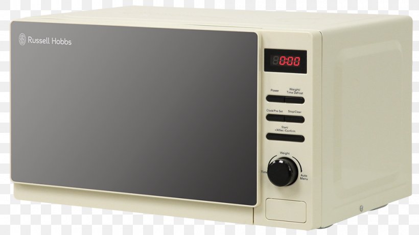 Microwave Ovens Toaster Russell Hobbs Kitchen, PNG, 1000x562px, Microwave Ovens, Cream, Home Appliance, Kitchen, Microwave Download Free
