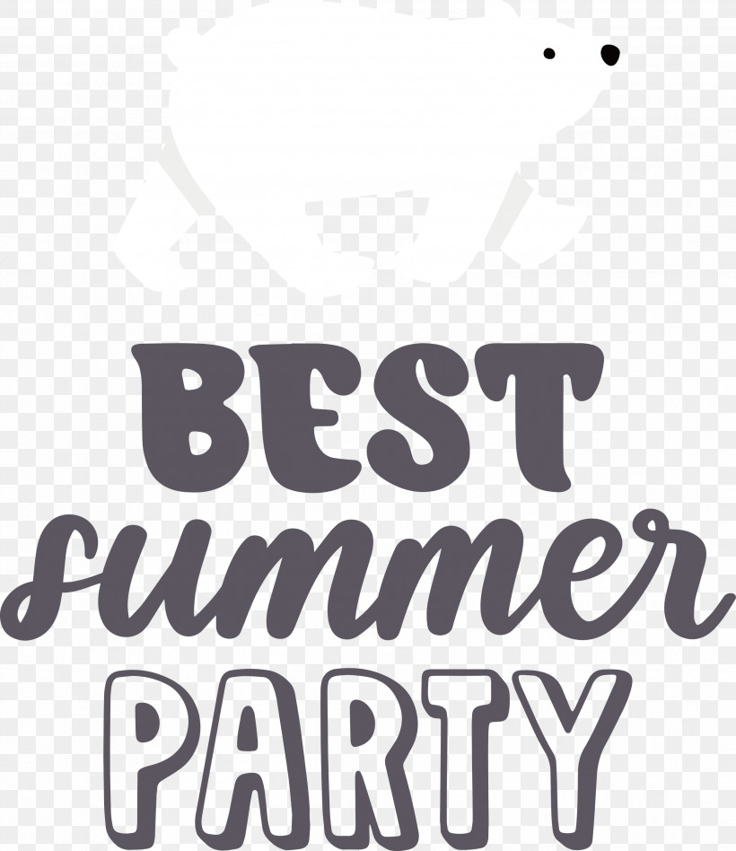 Best Summer Party Summer, PNG, 2594x3000px, Summer, Black, Black And White, Calligraphy, Line Download Free