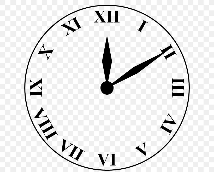 Clock Face Roman Numerals Numerical Digit Number, PNG, 672x658px, Clock Face, Area, Black And White, Clock, Dial Download Free