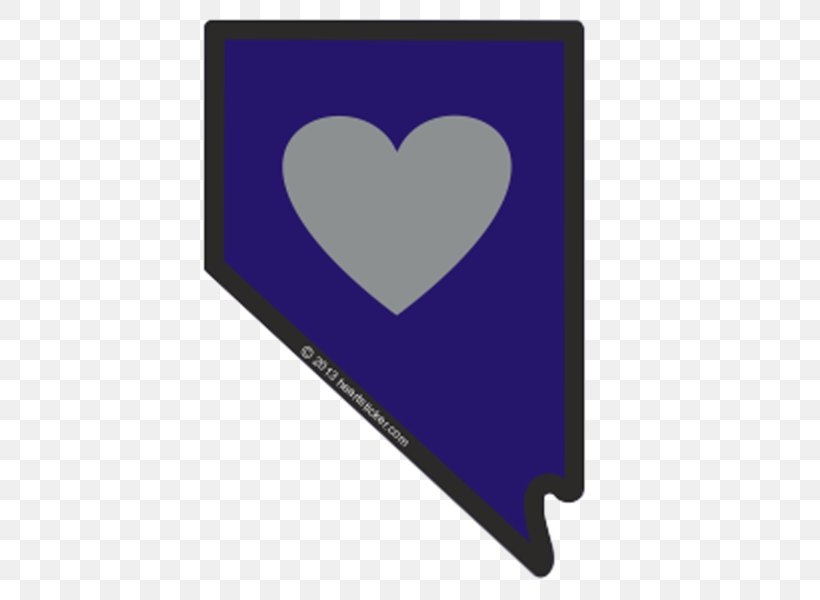 Flag Of Nevada Sticker Heart Die Cutting, PNG, 600x600px, Nevada, Blue, Brand, California, Die Download Free