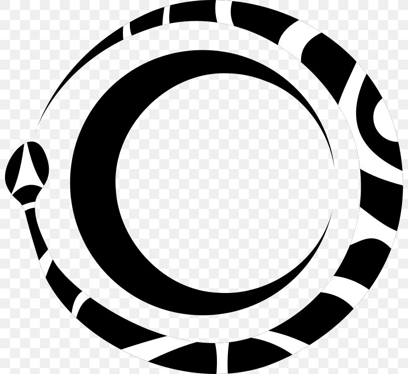 Ouroboros Clip Art, PNG, 800x752px, Ouroboros, Area, Artwork, Black And White, Monochrome Photography Download Free