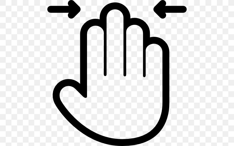 Computer Mouse Symbol Gesture Pointer, PNG, 512x512px, Computer Mouse, Area, Black And White, Brand, Finger Download Free
