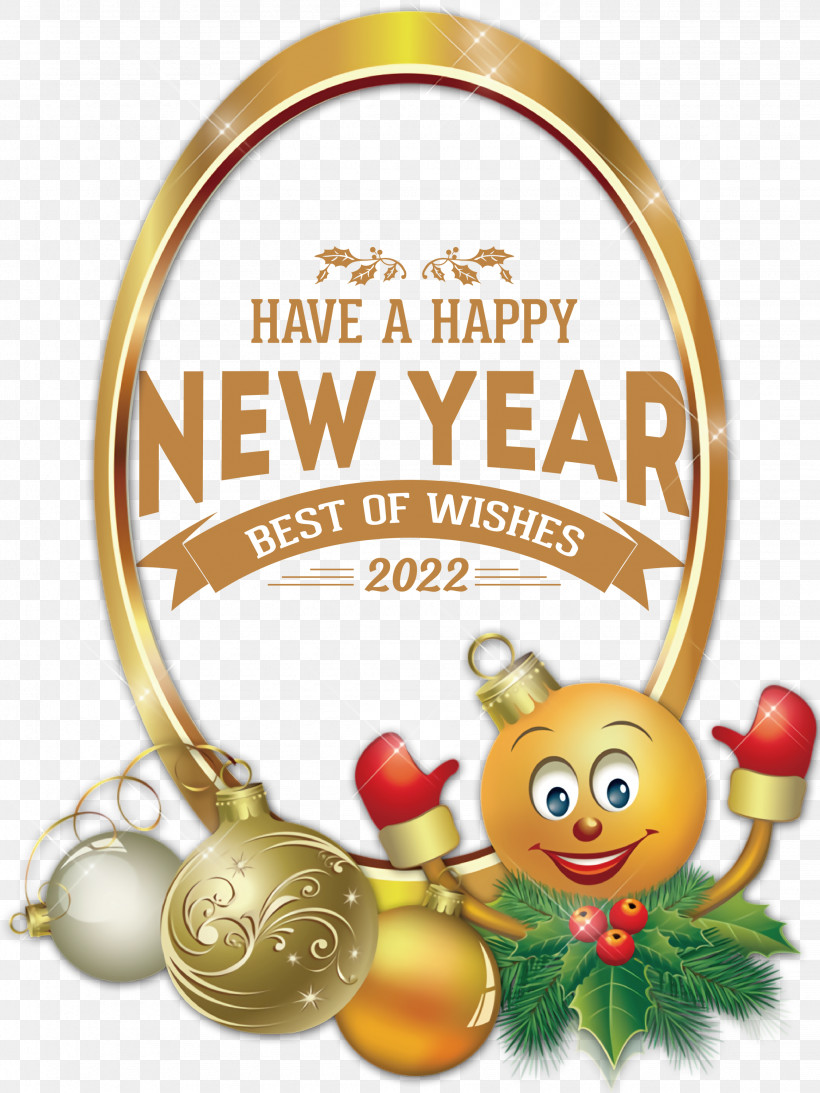 Happy New Year 2022 2022 New Year 2022, PNG, 2250x3000px, Bauble, Birthday, Christmas Day, Christmas Picture Frames, Drawing Download Free