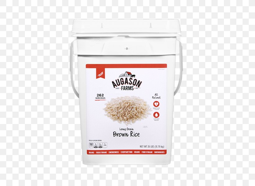 Pail White Rice Brown Rice Food Storage, PNG, 600x600px, Pail, Brown Rice, Bucket, Cereal, Commodity Download Free
