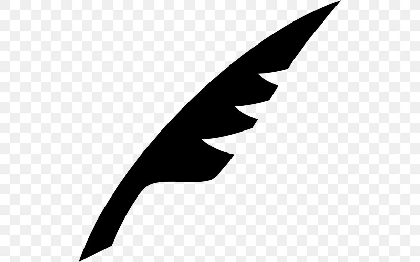 Quill Corp Paper Icon Design, PNG, 512x512px, Quill, Beak, Black, Black And White, Feather Download Free