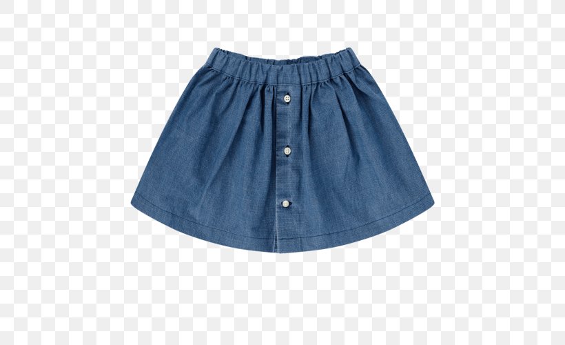 Skirt Clothing Lining Denim Shorts, PNG, 500x500px, Skirt, Blue, Button, Clothing, Denim Download Free