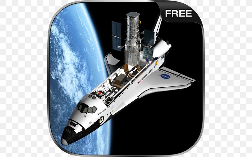 Space Shuttle Simulator Free Hubble Space Telescope Satellite Space Exploration, PNG, 512x512px, Space Shuttle Simulator Free, Aerospace Engineering, Astronaut, Hubble Space Telescope, Nasa Download Free