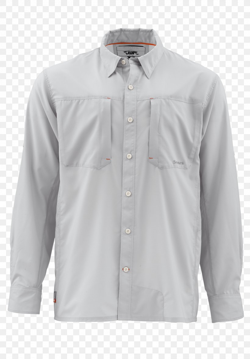 T-shirt Simms Ultralight LS Shirt Simms Fishing Products Simms Ebbtide Long Sleeve Shirt, PNG, 1500x2155px, Tshirt, Blouse, Button, Clothing, Collar Download Free