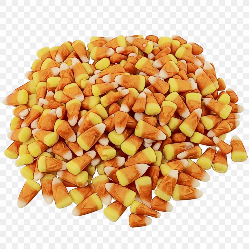 Candy Corn, PNG, 2000x2000px, Watercolor, Candy Corn, Corn Kernels, Cuisine, Dish Download Free