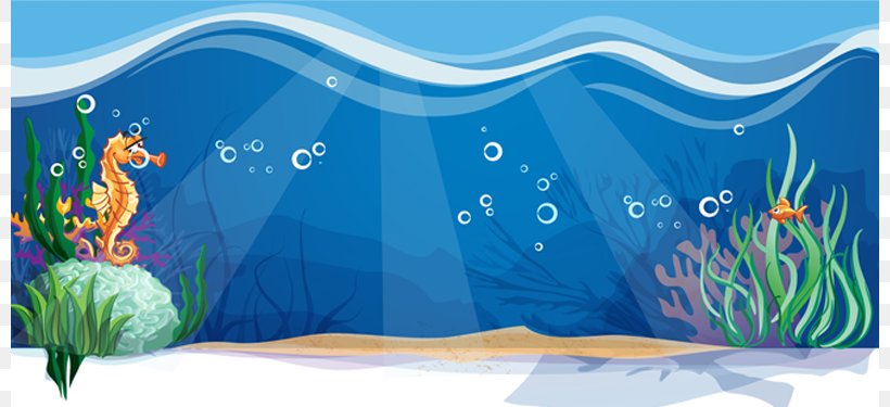 Cartoon Sea Royalty-free Illustration, PNG, 800x375px, Cartoon, Art, Blue, Drawing, Ecosystem Download Free