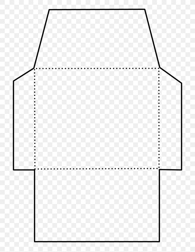 Paper Envelope Rectangle Pattern, PNG, 752x1062px, Paper, Area, Black
