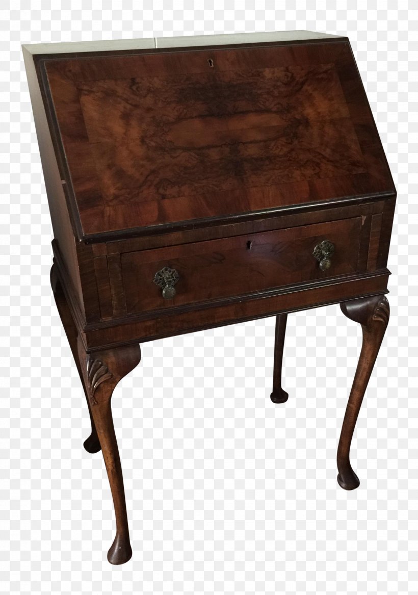 Table Queen Anne Style Furniture Secretary Desk Png 1954x2782px