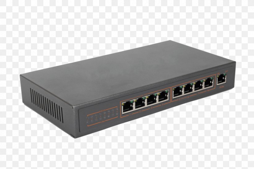 Ethernet Hub Network Switch Power Over Ethernet Computer Network, PNG, 1200x800px, Ethernet Hub, Camera, Closedcircuit Television, Computer Network, Electronic Component Download Free