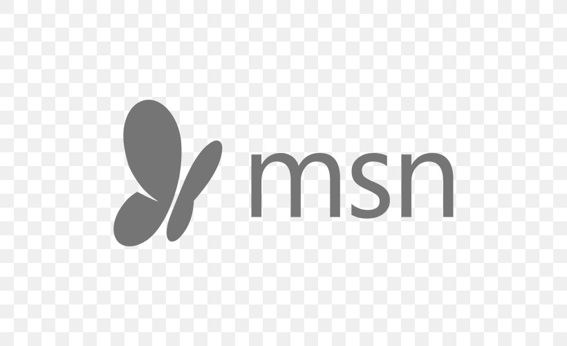 Logo MSN, PNG, 500x500px, Logo, Black And White, Brand, Logo Of Nbc, Monochrome Download Free