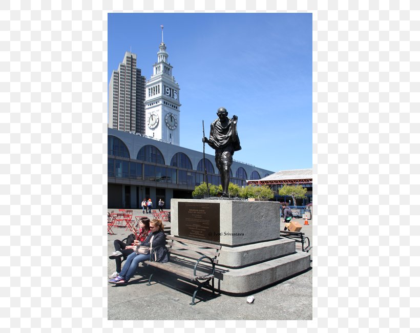 Mohandas K. Gandhi Statue Of Mahatma Gandhi, Gandhi Maidan San Francisco Ferry Building Gandhi Statue, PNG, 650x650px, Statue, California, Landmark, Location, Mahatma Gandhi Download Free