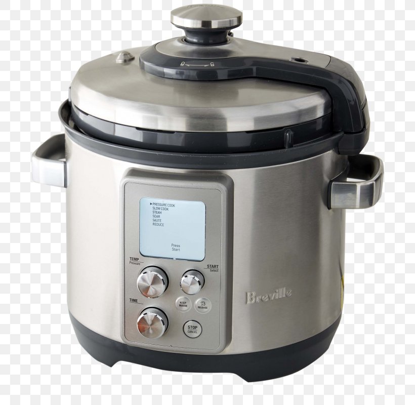 Pressure Cooking Slow Cookers Breville Fast Slow Pro BPR700BSS Williams-Sonoma, PNG, 760x800px, Pressure Cooking, Breville, Cooker, Cooking, Cookware Accessory Download Free