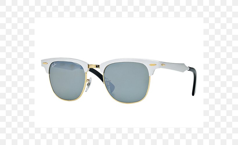 Ray-Ban Clubmaster Aluminium Ray-Ban Clubmaster Classic Aviator Sunglasses, PNG, 582x500px, Rayban Clubmaster Aluminium, Aviator Sunglasses, Blue, Browline Glasses, Clothing Accessories Download Free