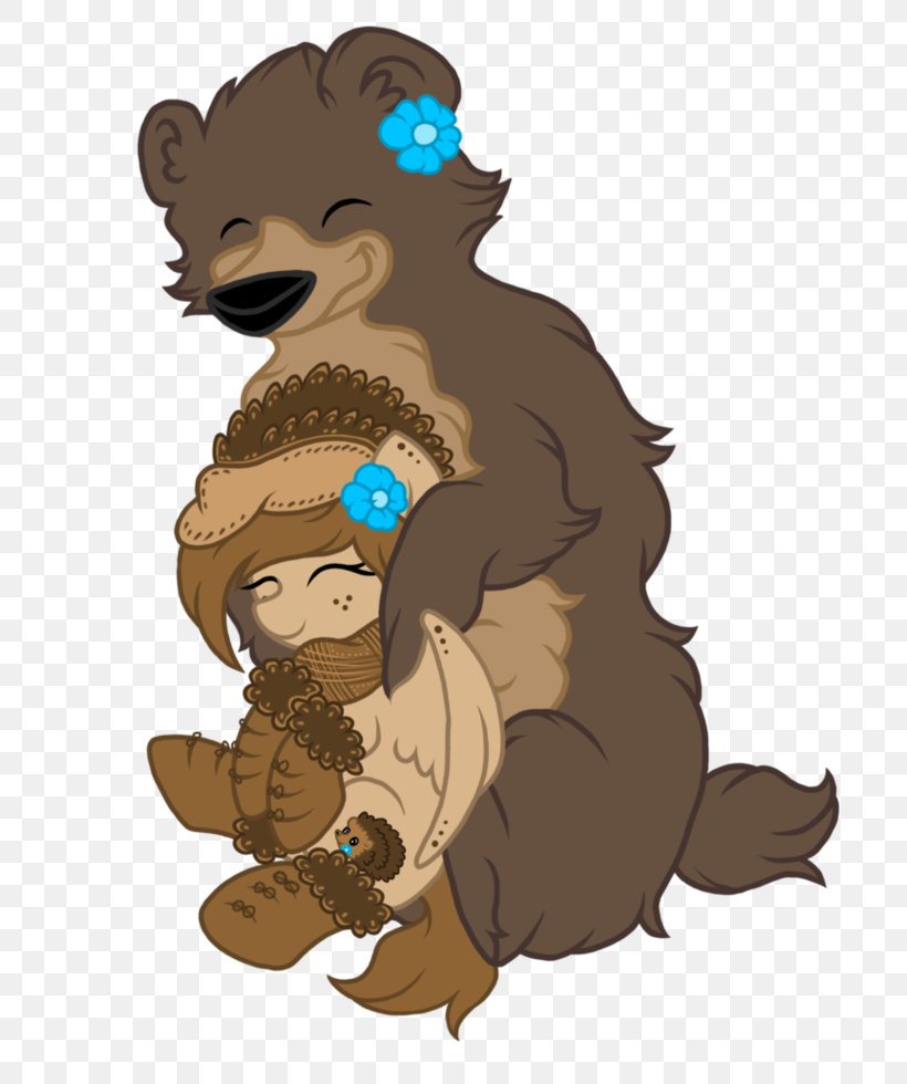 Bear Hug Bear Hug Cartoon Clip Art, PNG, 735x980px, Watercolor, Cartoon, Flower, Frame, Heart Download Free