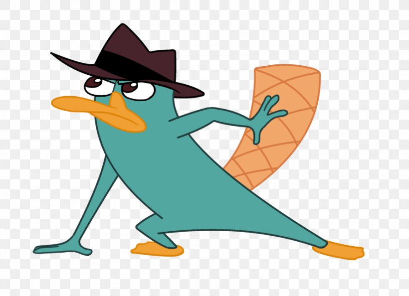 Perry The Platypus Phineas Flynn Perry High School Ferb Fletcher, PNG, 900x653px, Perry The Platypus, Animal, Art, Beak, Biology Download Free