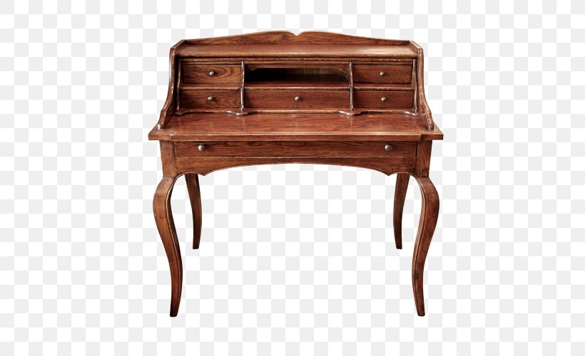 Writing Table Writing Desk Antique, PNG, 500x500px, Table, Antique, Antique Furniture, Cabinetry, Desk Download Free