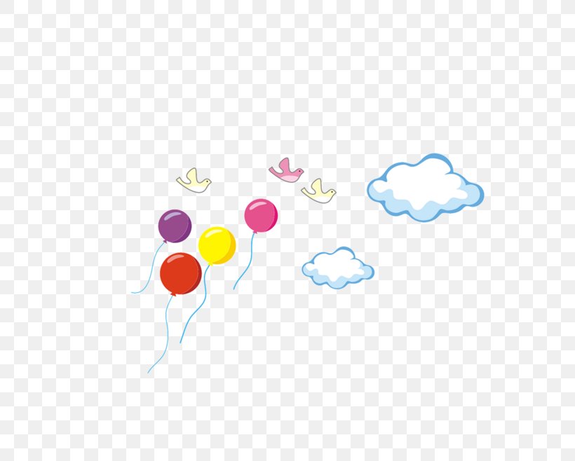 Bird Clouds Flying Balloons, PNG, 658x658px, Cloud, Balloon, Color, Computer Graphics, Material Download Free
