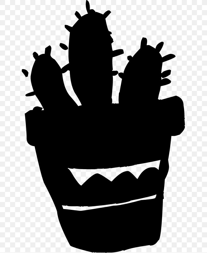 Black And White Silhouette Cactaceae, PNG, 647x1002px, Black And White, Black, Cactaceae, Cartoon, Finger Download Free