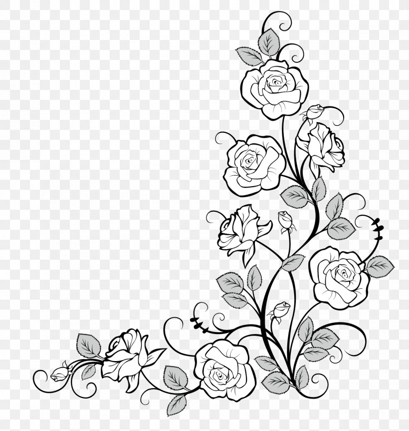 Drawing Flower Idea Clip Art, PNG, 1287x1356px, Drawing, Area, Black, Black And White, Branch Download Free
