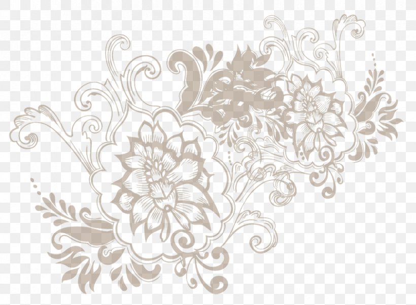 Pattern Floral Design Wallpaper Line, PNG, 843x619px, Floral Design, Blackandwhite, Flower, Leaf, Line Art Download Free