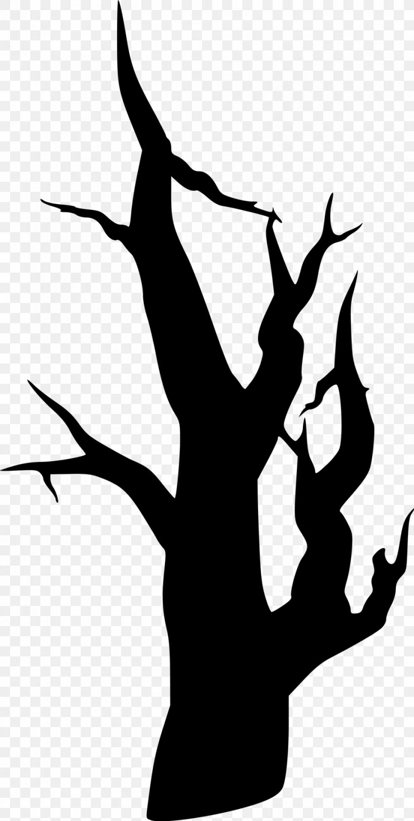 Tree Clip Art, PNG, 958x1900px, Tree, Arm, Art, Artwork, Black And White Download Free