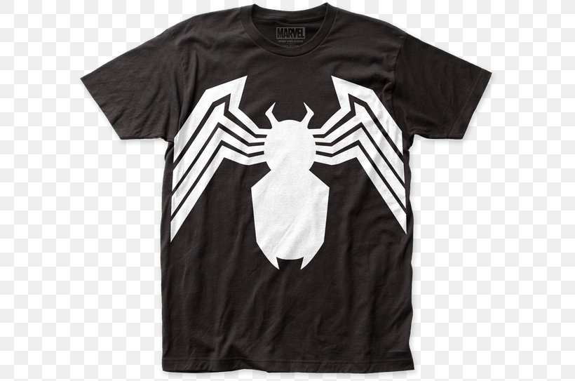 Venom T-shirt Spider-Man Clothing, PNG, 600x543px, Venom, Active Shirt, Black, Brand, Clothing Download Free