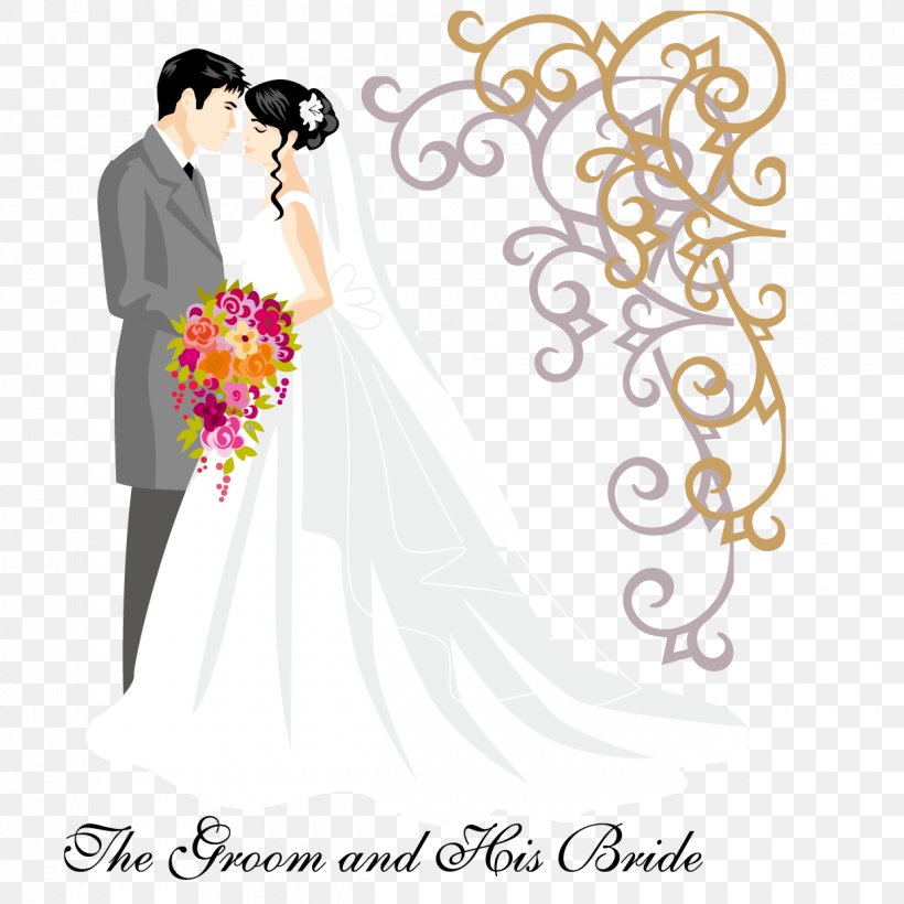 Marriage Bride, PNG, 1240x1240px, Marriage, Art, Bride, Bridegroom, Dress Download Free