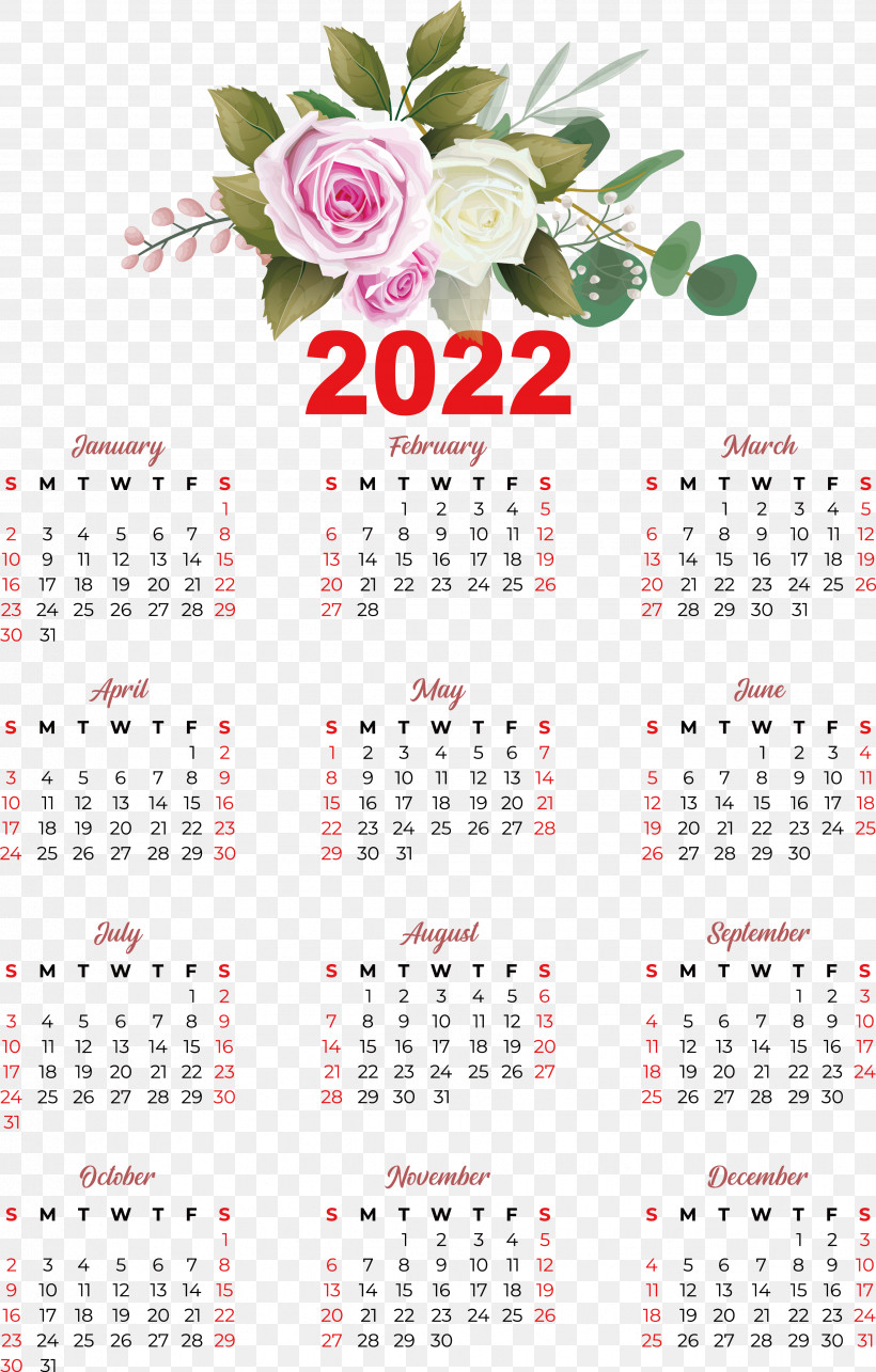 Calendar 2022 Calendar Date Calendar Day Of The Week, PNG, 3449x5406px, Calendar, Available, Calendar Date, Calendar Year, Day Of The Week Download Free