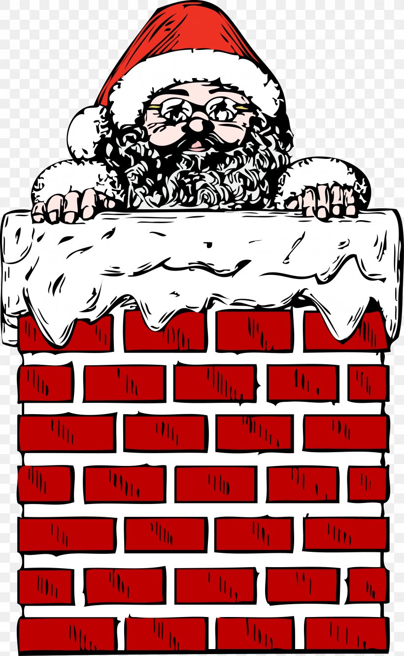 Santa Claus Chimney Christmas Fireplace Clip Art, PNG, 2750x4460px, Santa Claus, Area, Art, Chimney, Chimney Sweep Download Free