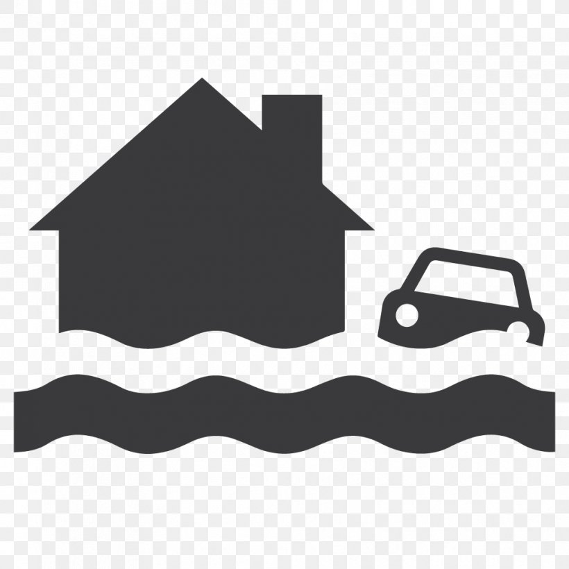 Flood Risk Assessment Natural Disaster Clip Art, PNG, 1008x1008px, Flood, Black, Black And White, Brand, Flash Flood Download Free