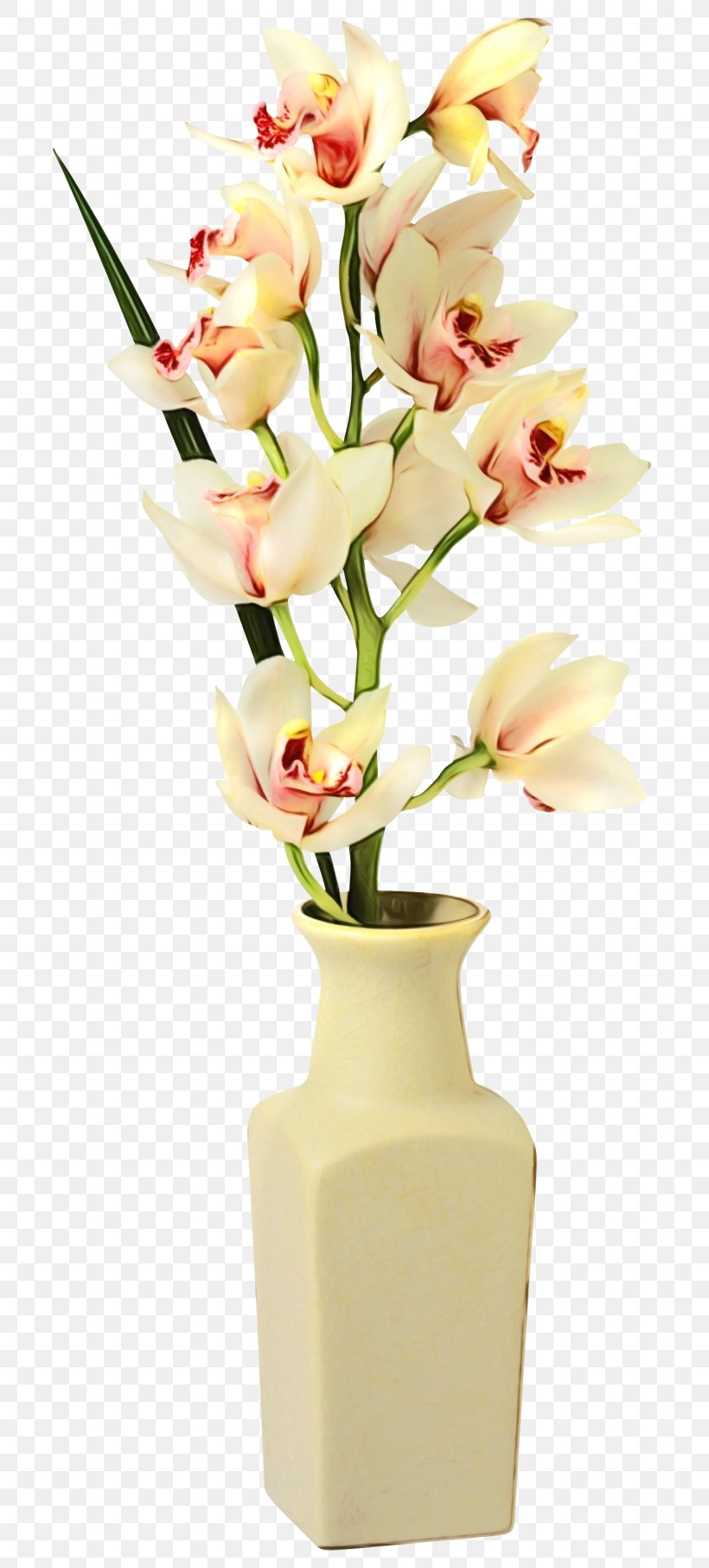 Black And White Flower, PNG, 729x1812px, Watercolor, Artifact, Artificial Flower, Black Vase, Bouquet Download Free