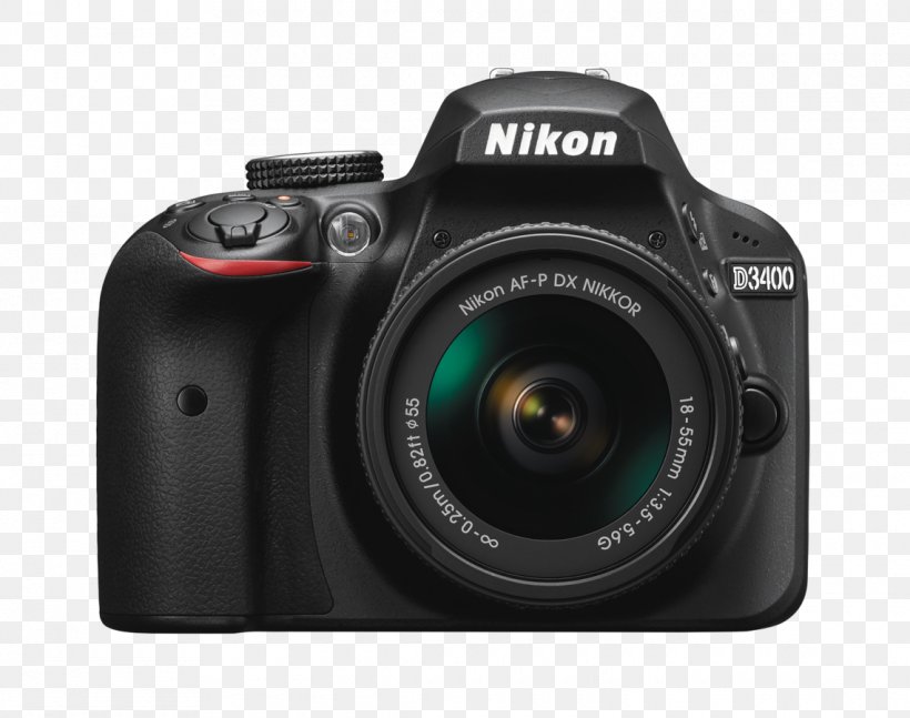 Nikon D3400 Nikon AF-S DX Zoom-Nikkor 18-55mm F/3.5-5.6G Digital SLR Canon EF-S 18–55mm Lens Autofocus, PNG, 1140x900px, Nikon D3400, Autofocus, Camera, Camera Accessory, Camera Lens Download Free