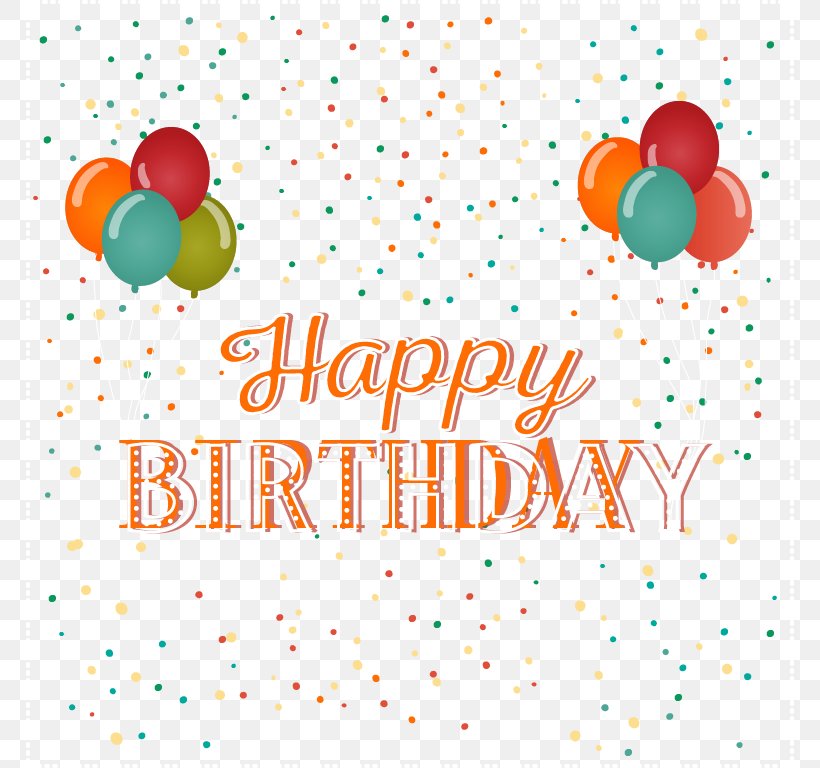 Birthday Cake Balloon Greeting Card Clip Art, PNG, 768x768px, Birthday Cake, Area, Balloon, Birthday, Blessing Download Free