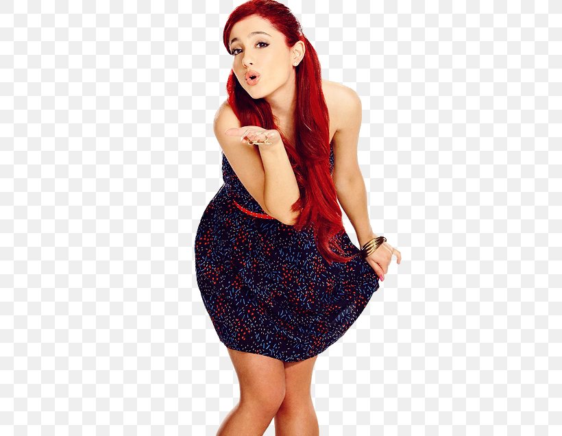 Ariana Grande Victorious Cat Valentine Nickelodeon, PNG, 500x636px, Watercolor, Cartoon, Flower, Frame, Heart Download Free