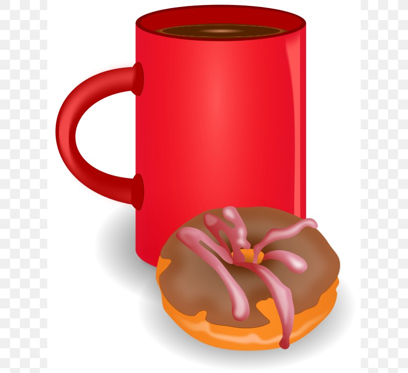 Coffee And Doughnuts Dunkin' Donuts Clip Art, PNG, 630x750px, Coffee, Cake, Chocolate, Coffee And Doughnuts, Coffee Cup Download Free