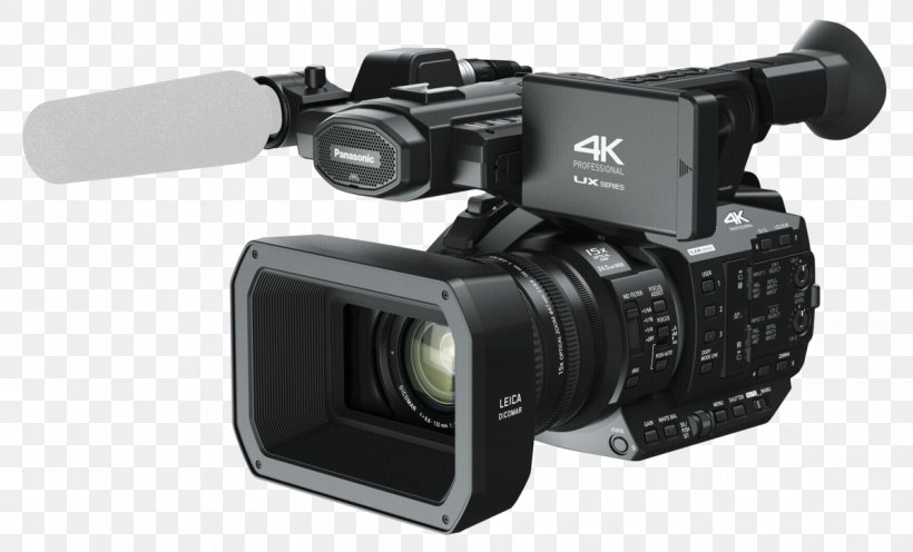 Video Cameras Professional Video Camera 4K Resolution Panasonic, PNG, 1200x727px, 4k Resolution, Video Cameras, Active Pixel Sensor, Camera, Camera Accessory Download Free