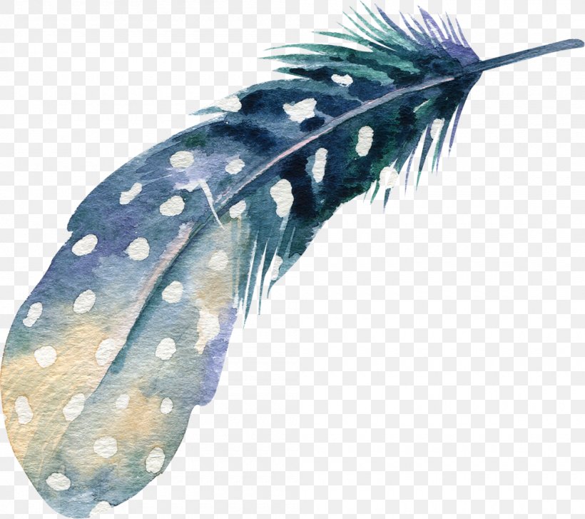 Watercolor Painting Feather Drawing Illustration, PNG, 1000x887px, Watercolor Painting, Art, Blue, Bohochic, Color Download Free