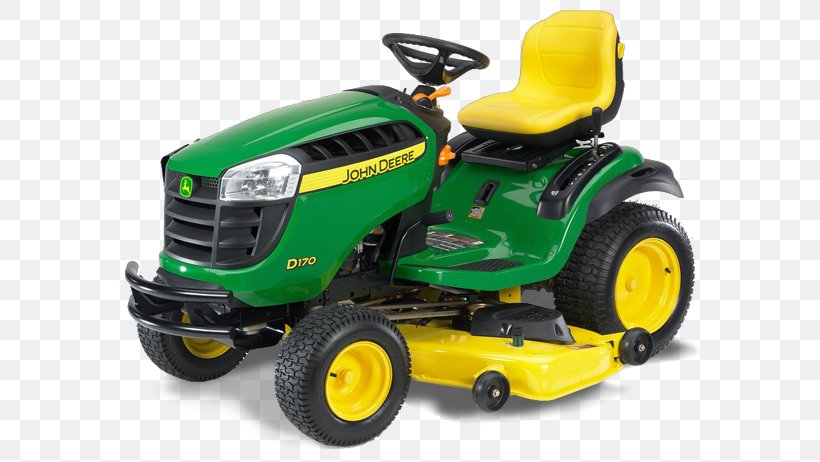 John Deere D170 Lawn Mowers Tractor Riding Mower, PNG, 642x462px, John Deere, Agricultural Machinery, Architectural Engineering, Combine Harvester, Hardware Download Free