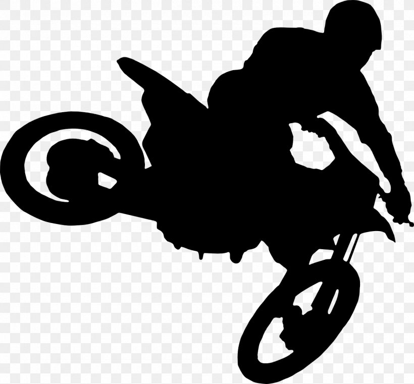 Motocross Rider Motorcycle Racing Clip Art, PNG, 1280x1188px, Motocross, Bicycle, Black, Black And White, Decal Download Free