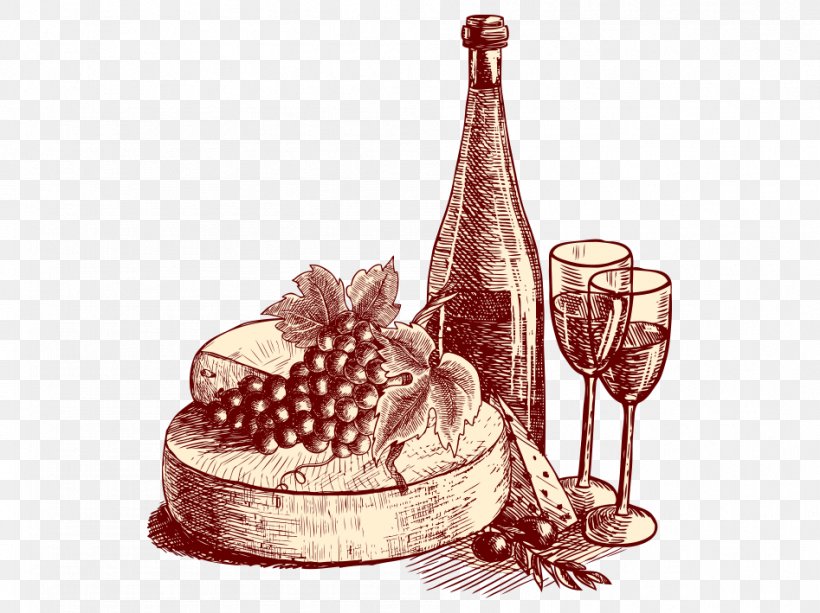 Wine Glass Champagne Tapas, PNG, 947x709px, Wine Glass, Bottle, Champagne, Drawing, Drink Download Free
