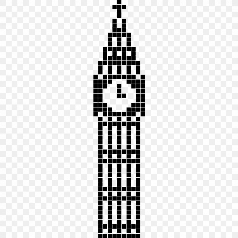 Big Ben Bead Embroidery Cross-stitch Pattern, PNG, 1200x1200px, Big Ben, Bead, Beadwork, Black, Black And White Download Free