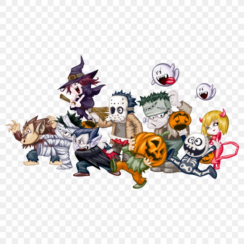 Calabaza Halloween Pumpkin, PNG, 1000x1000px, Halloween, Art, Cartoon, Costume, Disguise Download Free